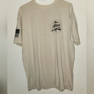 Affliction USA Beige T-Shirt sz 2XL